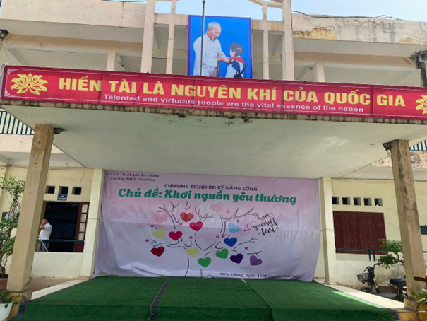 Liên đội Trường THCS Tiến Dũng tổ chức Tuyên truyền Giáo dục kỹ năng sống cho học sinh