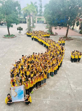 Liên đội Trường TH&THCS Tân An, thành phố Bắc Giang, tỉnh Bắc Giang tổ chức các hoạt động kỷ niệm 50 năm Ngày Giải phóng miền Nam, thống nhất đất nước (30/4/1975-30/4/2025)