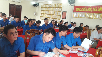 Toàn cảnh đại hội chi đoàn nhiệm kỳ 2019.2022