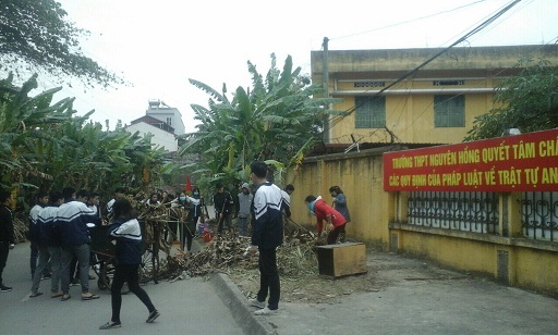 dọn rác thải