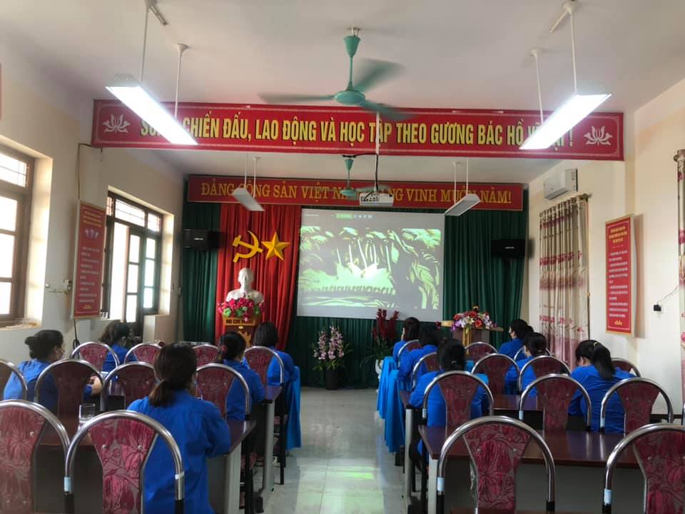 Đoàn xã Đồng Sơn tổ chức cho đoàn viên, thanh niên, hội viên tìm hiểu Bài Huấn Thị của Bác Hồ Năm 1956.