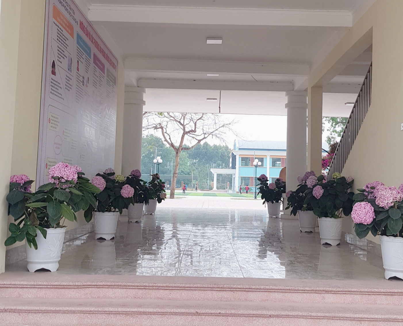 Một góc nhỏ của công trình Trường lớp xanh